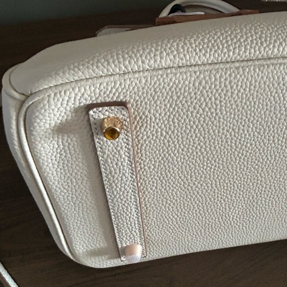 Genuine Leather Birkin Style Bag NEW - Picture 8 of 17